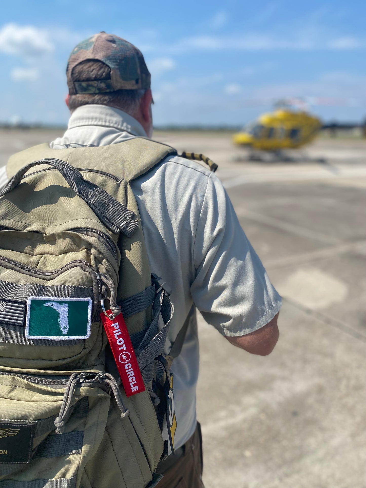 Remove Before Flight Keychain