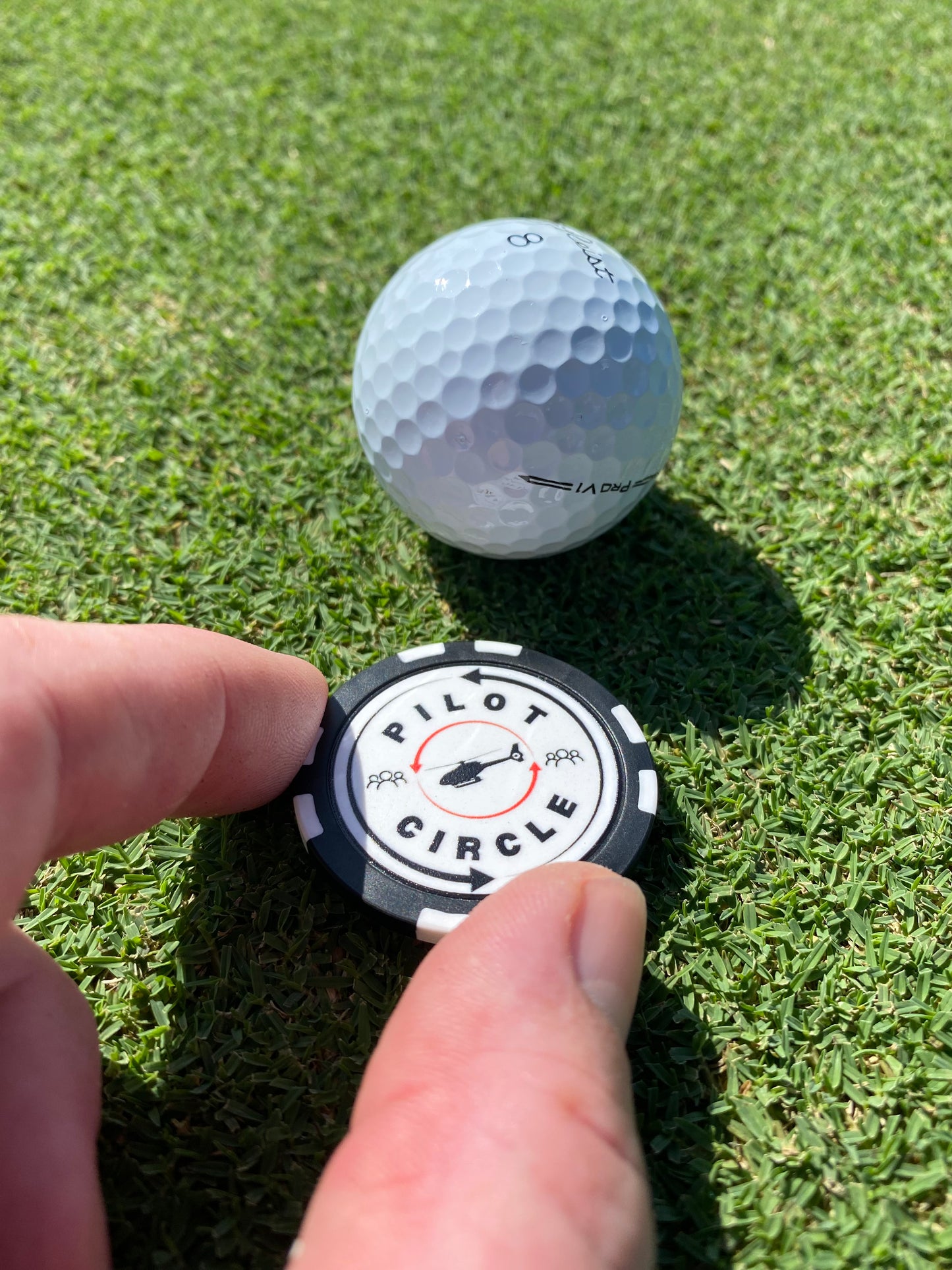 Golf Ball Marker Poker Chip