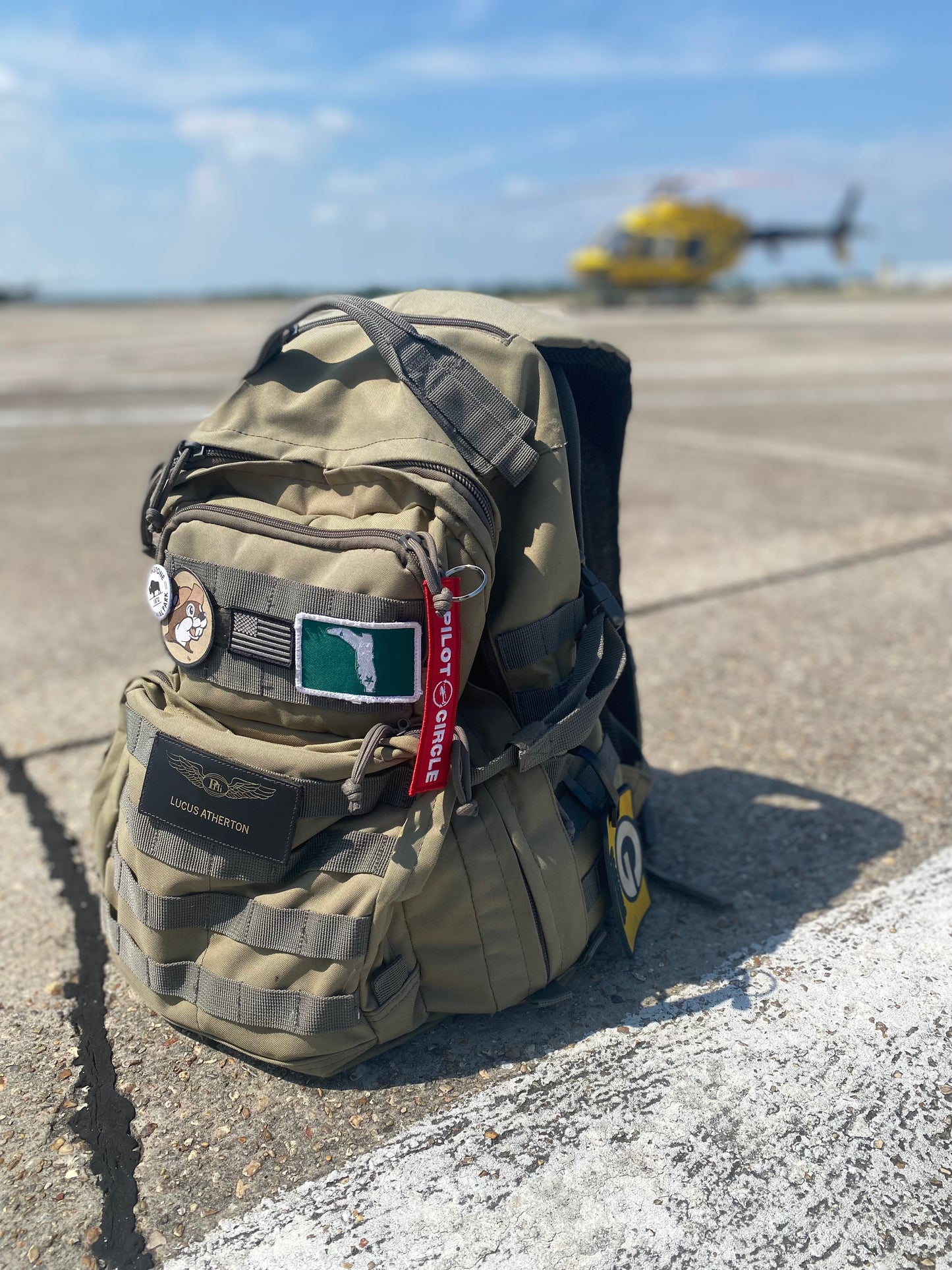 Remove Before Flight Keychain