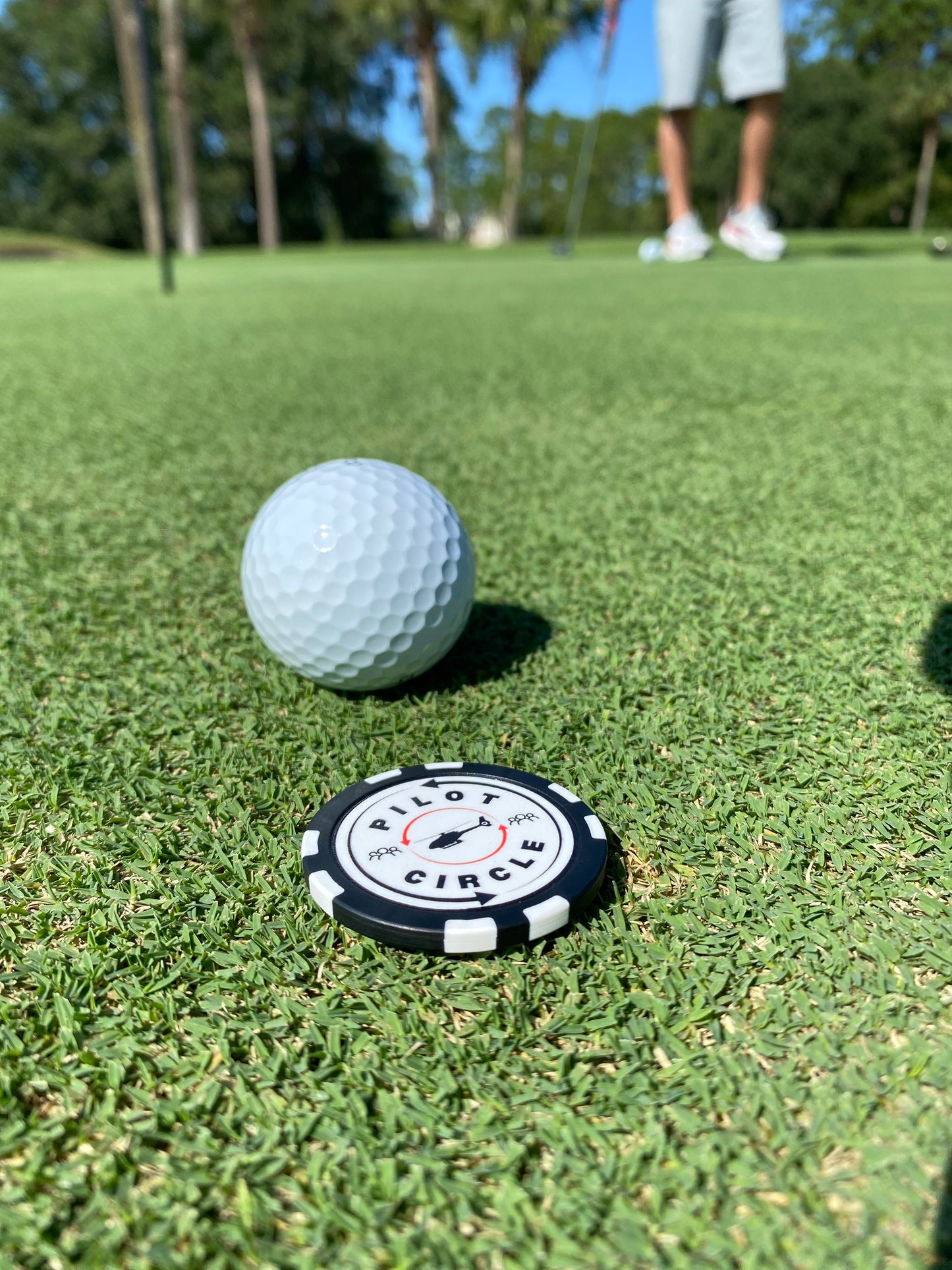 Golf Ball Marker Poker Chip